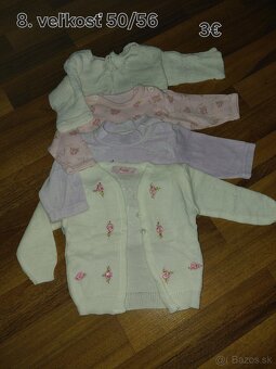 Detské oblečenie 50/56 - 8