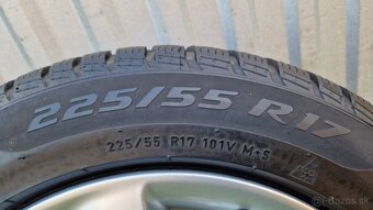 Zimná sada originál Audi A6, 5x112 R17 - 8