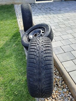 6,5x16 5x112 ET50 plechové disky 205/55 R16 zimné - 8