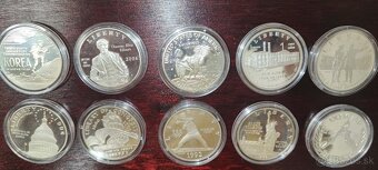 americké strieborné mince v prevedení proof - 8