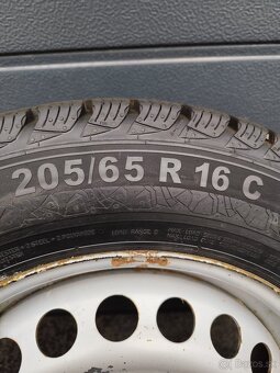 vw Transporter T5 T6 zimné pneu + disky - 8