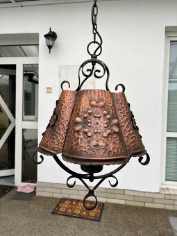 Kovovy tepany luster na chalupu luster - 8