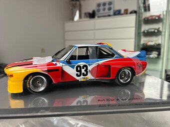 ART CAR Alexander Calder BMW 3.0CSL 1975 1:18 - 8