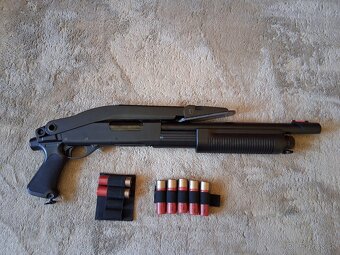 Brokovnica M870 - ABS, krátká, sklopná pažba - 8