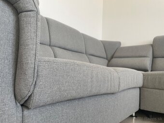 Sedacia súprava MALAGA III - ľavá/svetlosivá - 8