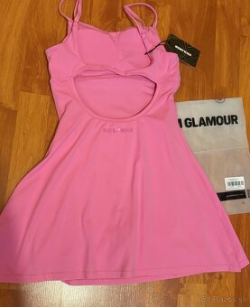 Damske saty gym glamour pink - 8