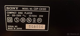 Predám 100 CD meniče Sony CDP-CX100 x2 - 8