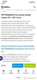 detská postielka s matracom - 8