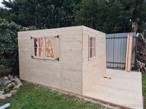 Záhradná drevené chatka 3.5x5m DOPRAVA ZDARMA - 8