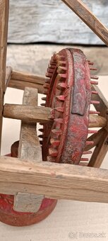 Historická, kineticka, drevená hračka ( dekorácia ) - 8