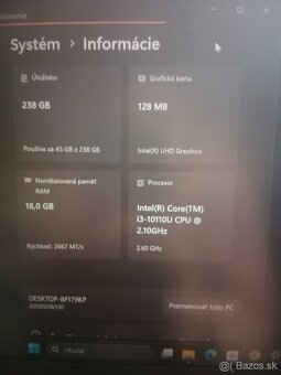 14" notebook Lenovo thinkpad E14 / 16GB/256GB Super stav - 8