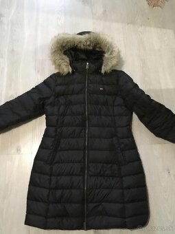 tommy hilfiger paperova zimna bunda-kabat s kozusinkou - 8