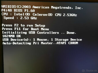 Retro zakladna doska Asrock P4I48 + CPU + RAM - 8