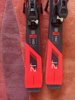 Detské lyžiarky + lyže + palice - 8