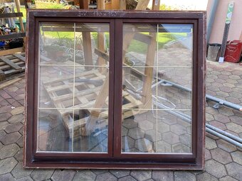 Predám použité eurookná drevene - 8