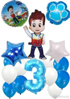 Nové balóny Labková patrola/tlapky- AŽ 15/16/17/18/19/20ks - 8