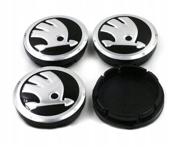 ✅SKODA✅ STREDOVE KRYTKY KOLIES / PUKLICKY DO KOLIES - 56 MM - 8