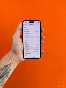 Apple iPhone 16 128gb - Ako nový - ČIERNY - 8
