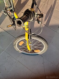 Detský bicykel 20" Leader Fox štýlový žltý - 8