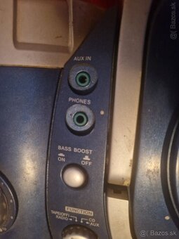CD mp3 USB SD Bluetooth prenosné rádio Boombox sieť - - 8