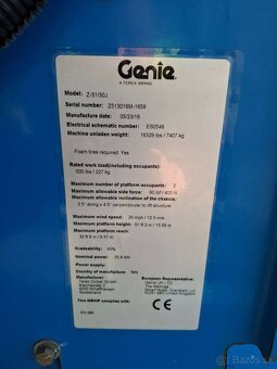 PREDAJ - Dieselová pracovná plošina GENIE - Z 51/30 - 17,6m - 8