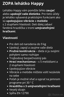 ZOPA lehátko Happy tropical grey - 8