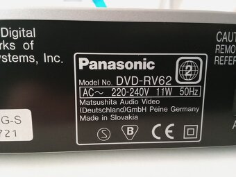 Panasonic DVD-RV62 - 8
