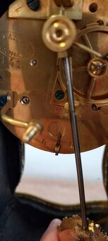 Francúzske stolové hodiny Boulle, Vincenti & Cie - 8