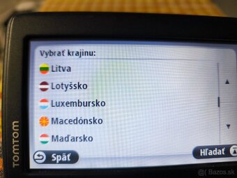Predám gps navigáciu TomTom start xl Central europe - 8