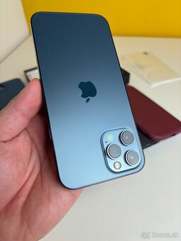 Predám vymením Iphone 12 Pro Max 256GB Blue - 8