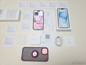 APPLE IPHONE 15 128GB BLUE,TOP STAV,ZÁRUKA - 8