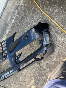 Predni naraznik audi q7 06-09 cerny spoiler v Svinaře - 8