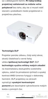 Projektor OPTOMA Full 3D 1080p HDMI DLP - 8