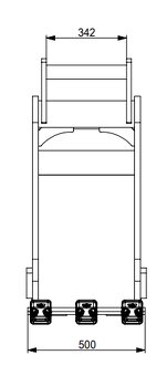 Podkopová lžíce se zuby, 50cm s upínáním S60 - 8