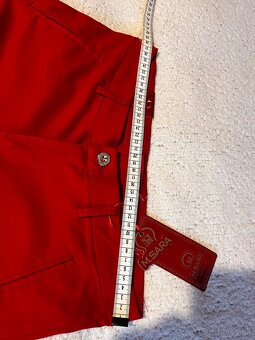 Detské alebo dámske červené džinsy - 8