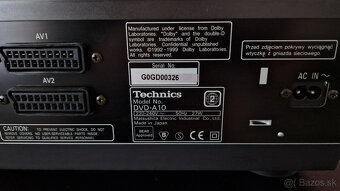 Technics DVD-A10 čierne prevedenie - 8