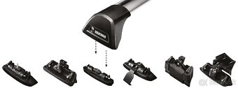 Yakima Flushbar S28 strieborné + Kit na Renault Espace - 8