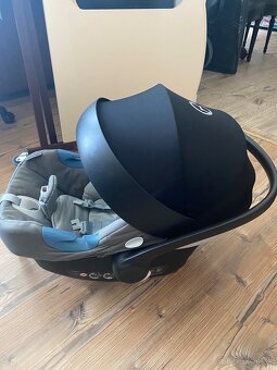 Bebetto Flavio Pro–čierny koženkový + 2 Cybex vajíčka - 8