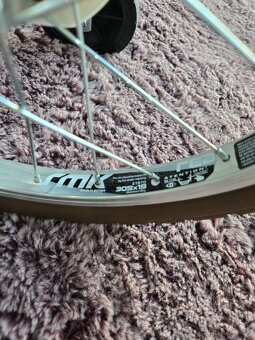 Ruzovy retro bicykel kenzel Luna s košíkom - 8