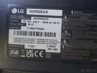 LG 55UP80003LR Smart 4K - 8