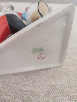 Holloháza Pierrot klaun porcelánová soška - 8