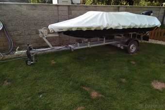 Predám športový čln s motorom a prívesom - 8