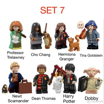 Rôzne figúrky Harry Potter (8ks) typ lego - nove - 8