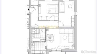 3 IZBOVÝ BYT S BALKÓNOM NOVOSTAVBA DLHÁ N/VÁHOM ŠAĽA - 8