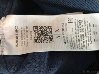 ARMANI EXCHANGE originál tenký pánsky svetrik XL - 8