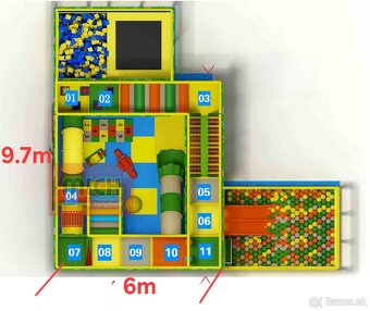 Interiérové ihrisko s komplet zariadením - 8