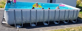 Bazén Bestway 7,3m x3,7m x1,32m ,plus vysávač - 8