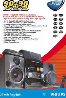 PHILIPS FW-P750 .... MINI HIFI system .... - 8