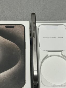 Predám Apple iphone 15 PRO 128GB Natural Titanium - 8