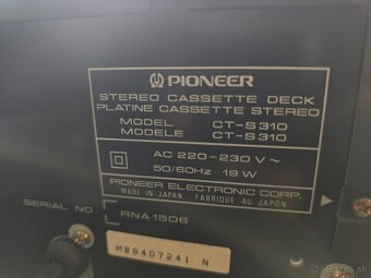 Pioneer CT-S310 kazetový deck - 8